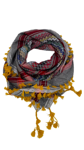 The Yafa Color Palette Kuffiyeh — Silver Base - Limited Edition
