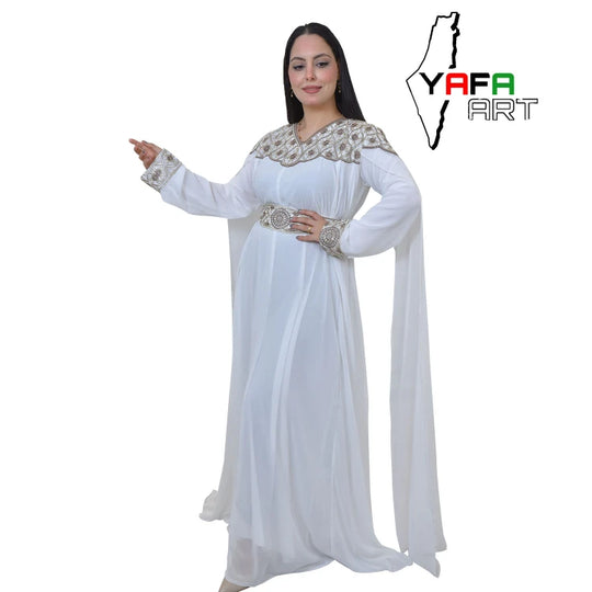 الثوب الفلسطيني من اريحا- ثوب ضيافة العروس