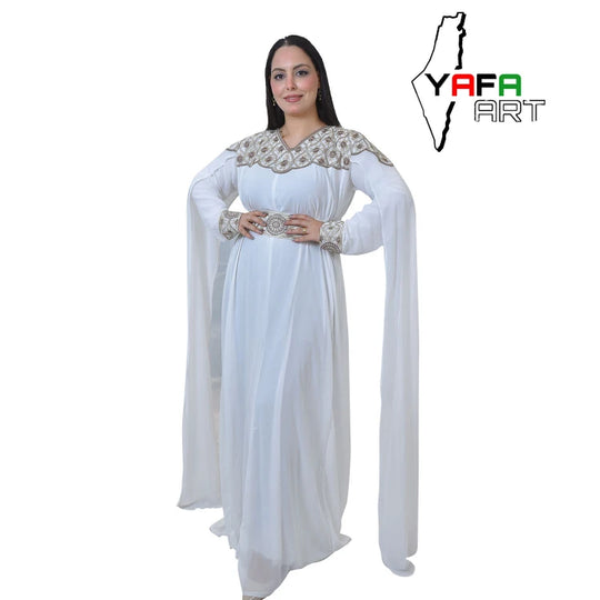 الثوب الفلسطيني من اريحا- ثوب ضيافة العروس